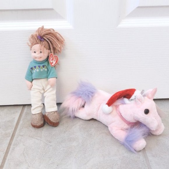 NEW TY Beanie Bopper Cool Cassidy and Pony Plush - Picture 1 of 2